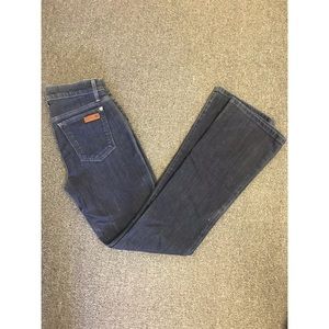 CLOSET CLOSING Dark Wash Denim Jeans Slight Flare